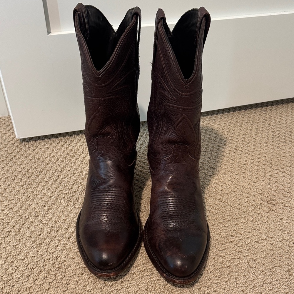 Tecovas men’s Dark Brown Cartwright Boots 12 wide - Picture 6 of 9